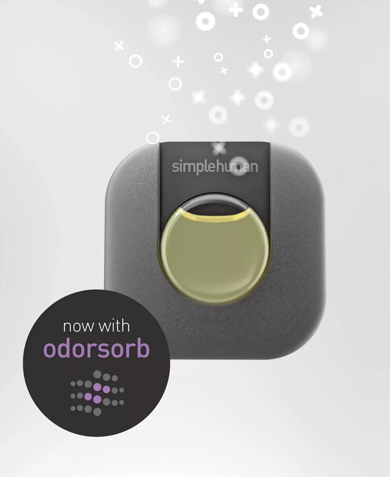 simplehuman 45 Liter Rectangular Step Kitchen Trash Can with Liner Pocket, Stain