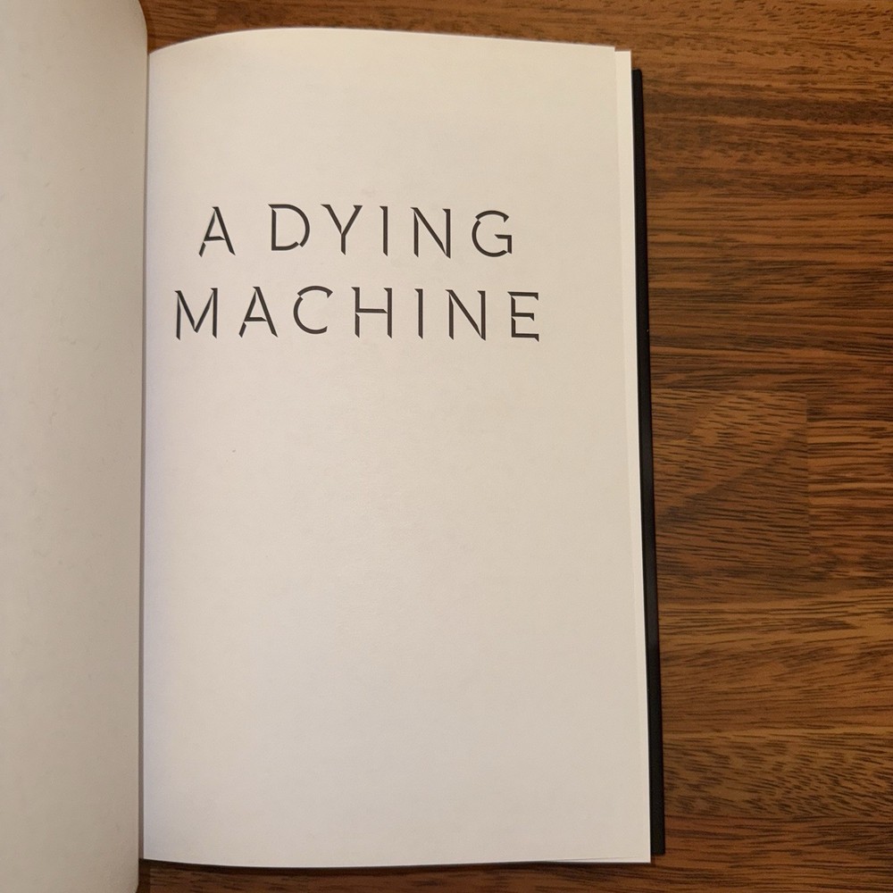 Mark Tremonti Signed A Dying Machine Book Rare Creed Alter Bridge Autographed