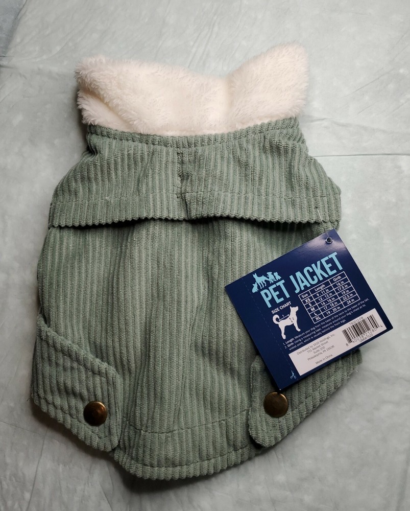 Dog Coat Size xs green/white