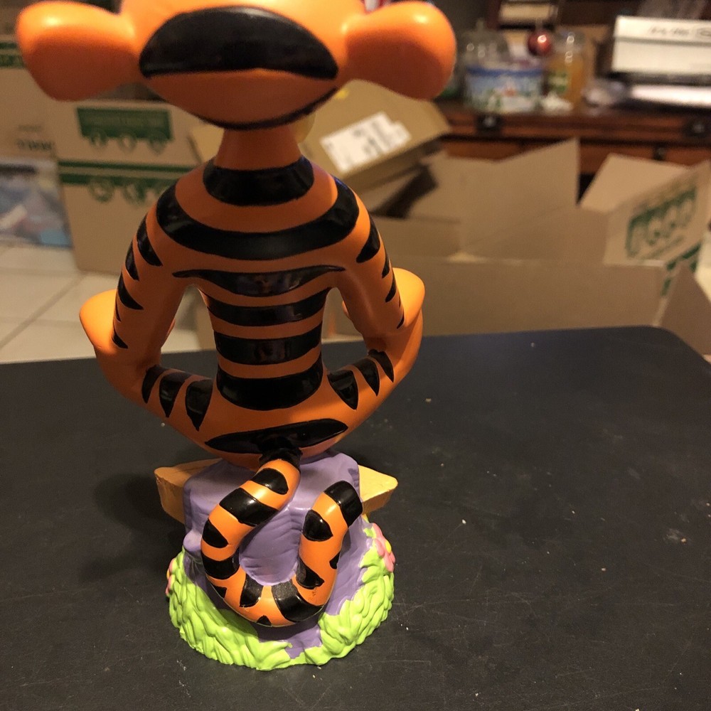 Disney Tigger Bobblehead Doll Hand-Painted 6"