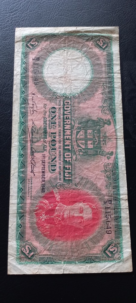 Fiji £1 Pound, 1948, (P-40c)