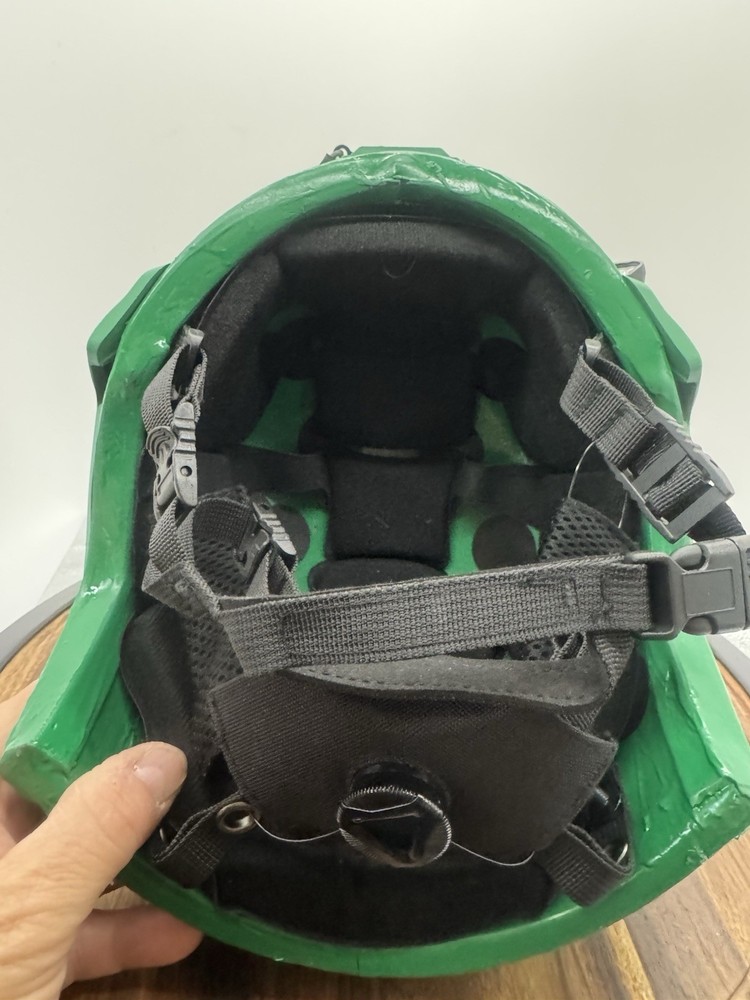 Custom Modified Helmet 3A C.E.R.T. Team. American Made Size Medium/Large Green