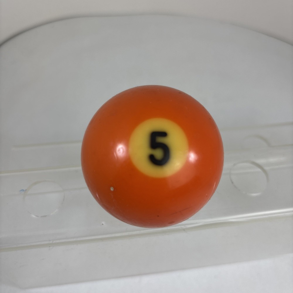 Vintage Bakelite Solid #5 Ball Billiard Pool Replacement Tested 2 1/4" Standard