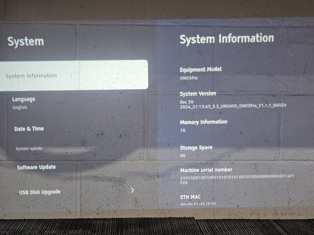Onoayo ONO3Pro Multifunction Video Player with Remote