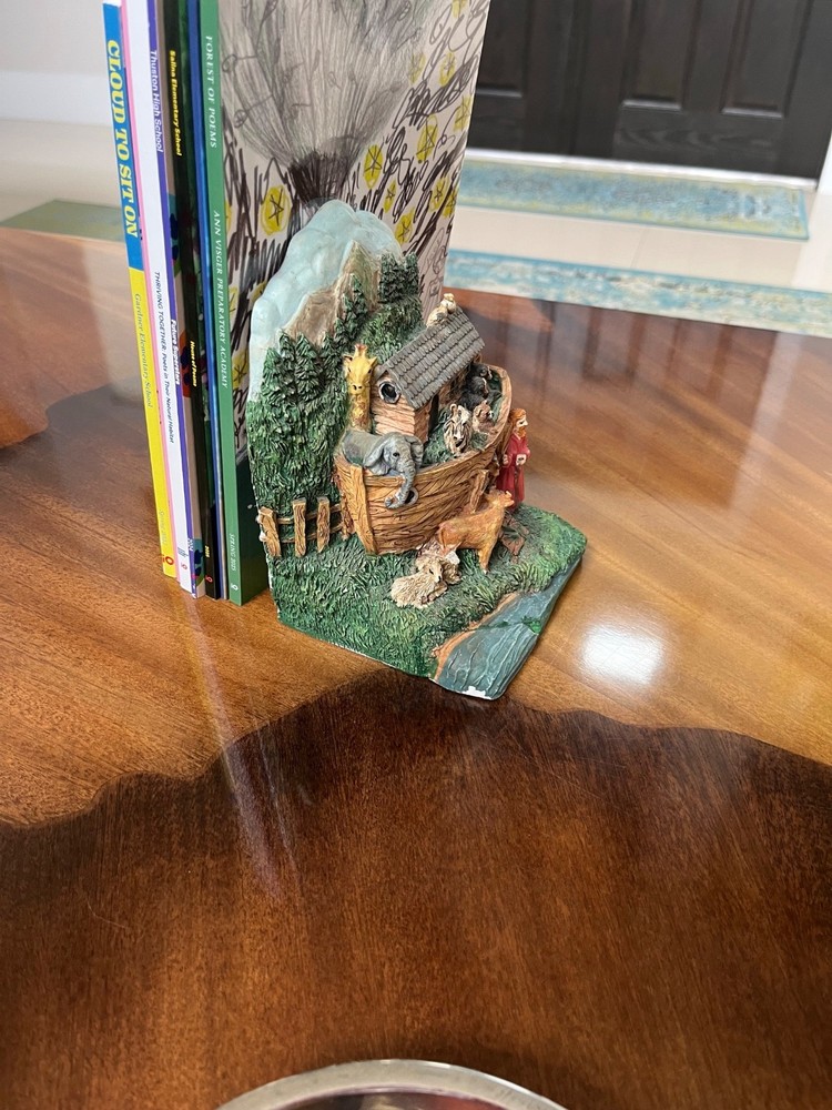 Decorative Noah’s Ark Bookend – Resin