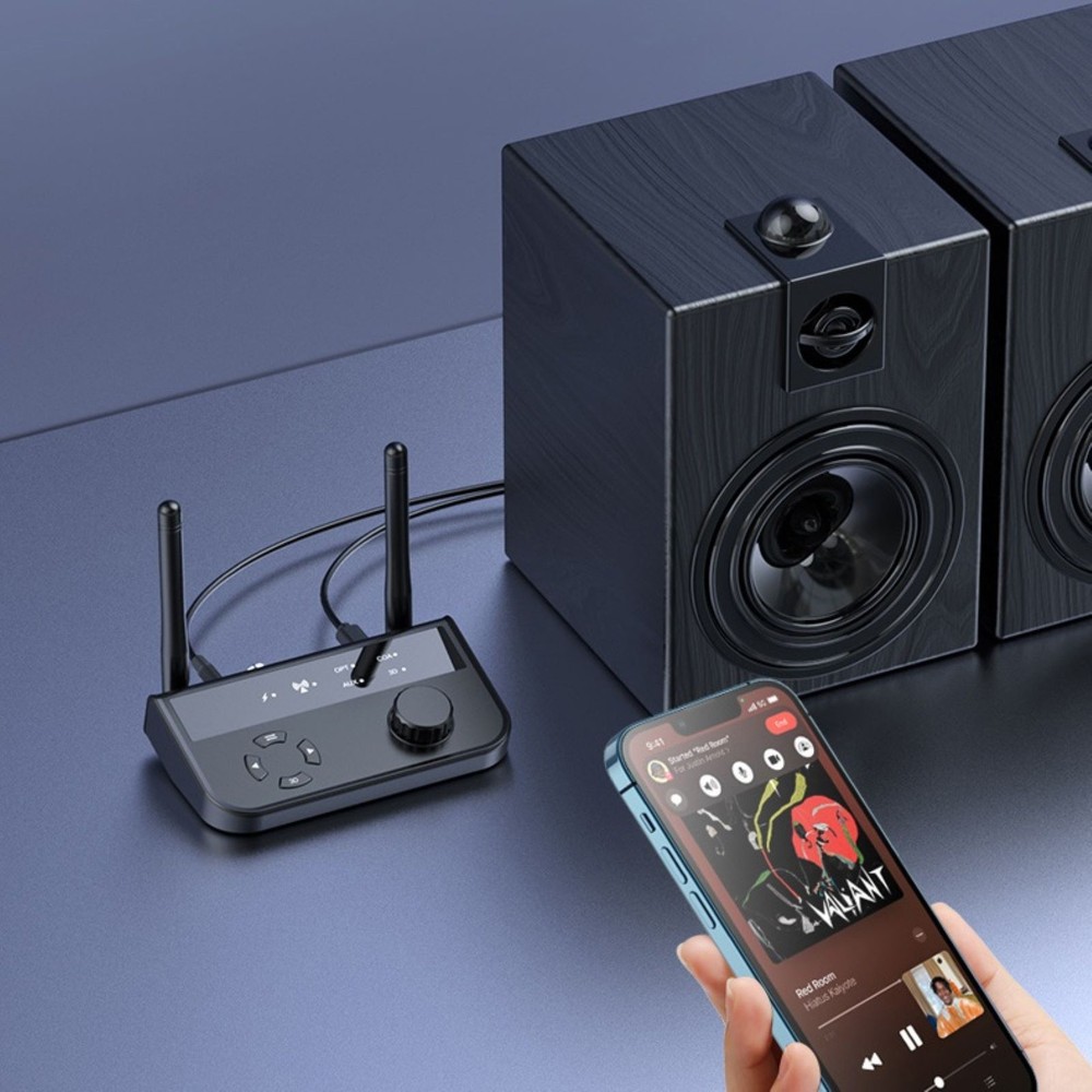 Bluetooth 5.3 Receiver for steady, high intensity connections Audio Adapter