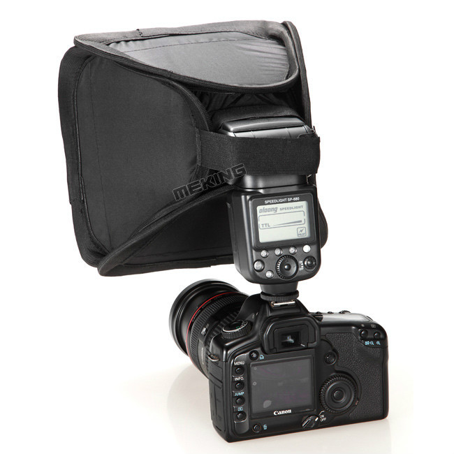 23cm 9" Portable Softbox Diffuser Universal fr Godox Canon Sony Flash Speedlight