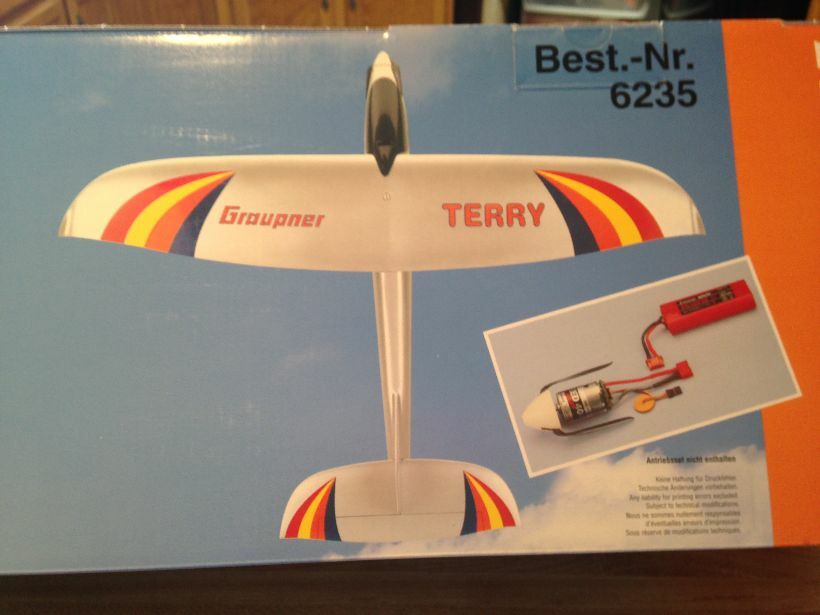 Graupner Terry RC Glider Airplane ARF Kit