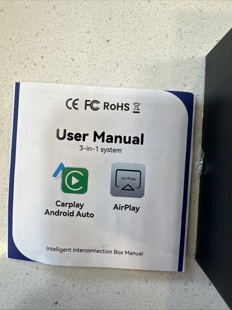 Wireless CarPlay Adapter for Android Auto - 3 in 1 Screen Mirror Android auto