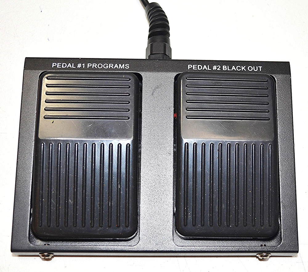 DJ Pedal - 2 BAR FLEX T FOOT SWITCH PROGRAMS & BLACKOUT