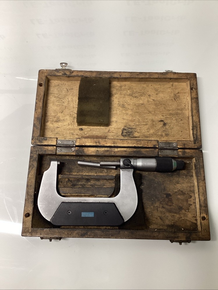 2-3” Outside Micrometer 0.0001” Precision Tool With Case U-158