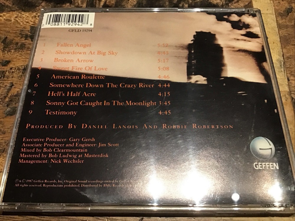 Robbie Robertson (1987) CD Excellent Condition