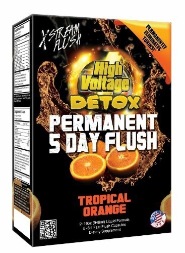 High Voltage Permanent 5 Day Double Flush - Orange