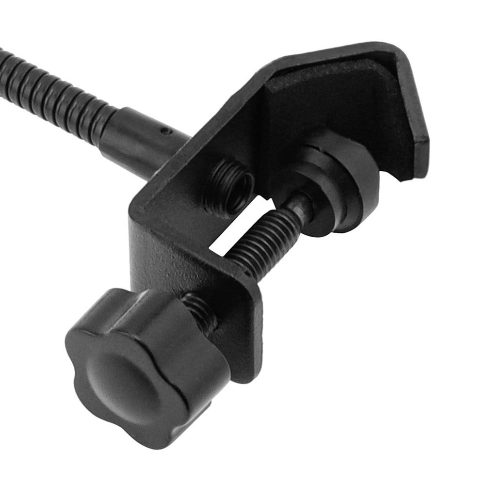 Professional Microphone Pop Filter Shield Dual Layered Wind Pop Screen with Clip