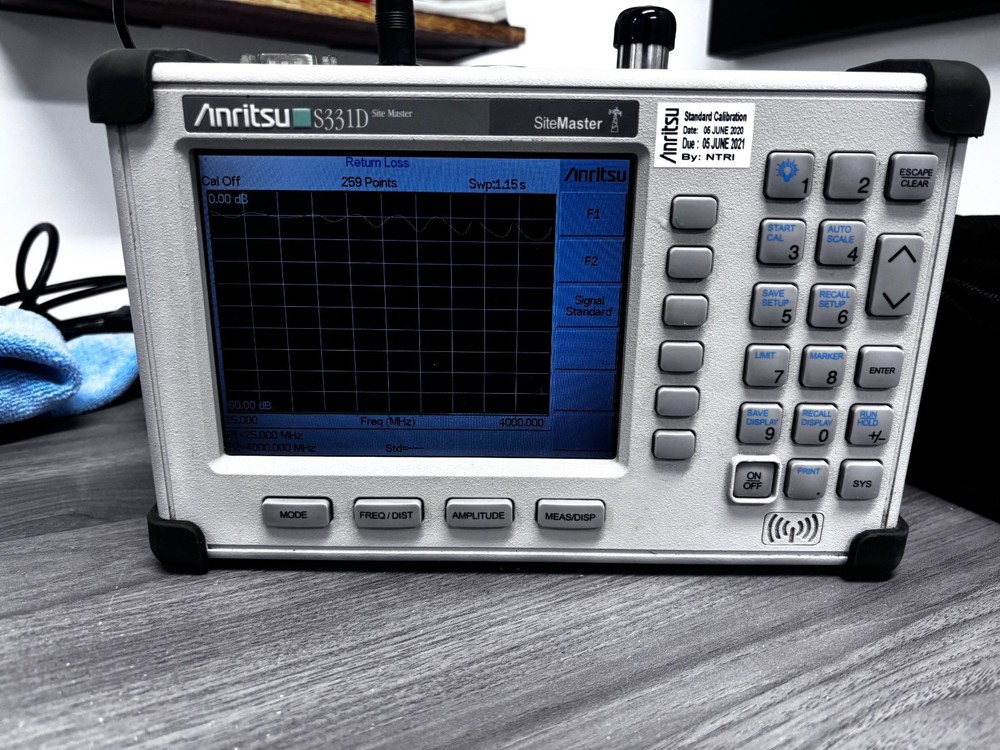 Anritsu S331D: Site Master, Version 5.34, Opt.3 With Battery