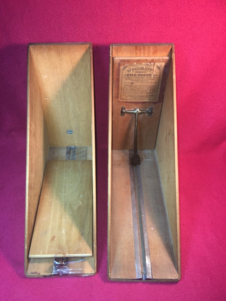 1880s Woodruff's File Two Holders