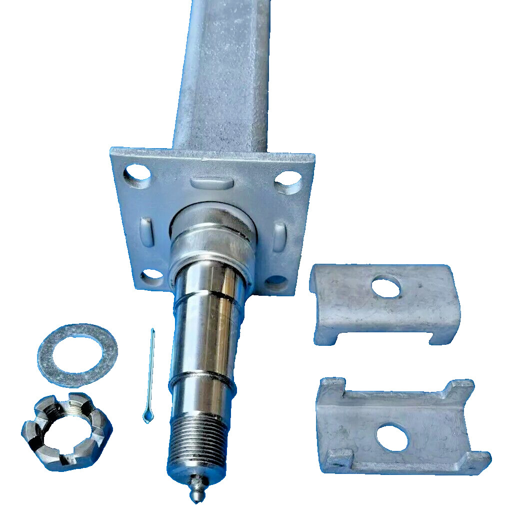 Dexter Axle Galvanized Boat Trailer Square V Bend 85 1/2" Hub Face 3,500lbs