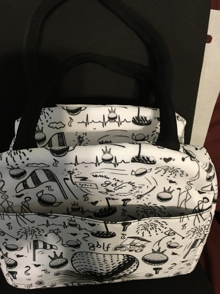 Golf Themed Lg capacity Lunch Bag