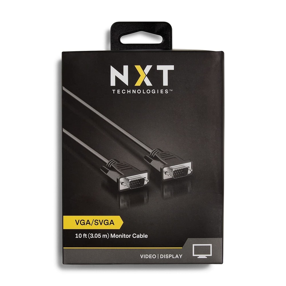 Vga/svga Cable, 10 Ft, Black