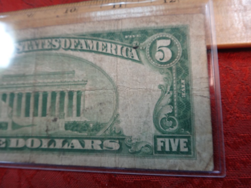 US 1934 a Five Dollars $5 Silver Certificate Star Note - Julian/Morgenthau