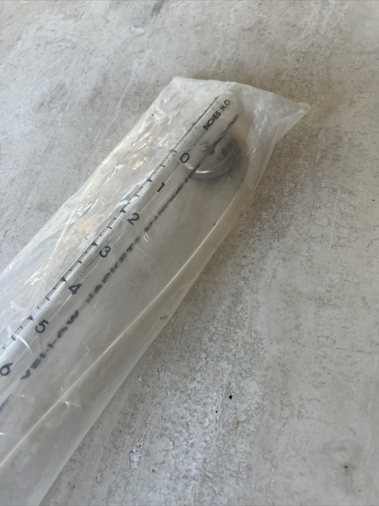 Yellow Jacket 78075 Water-Type Scale Manometer, -2" - 0 - 15"