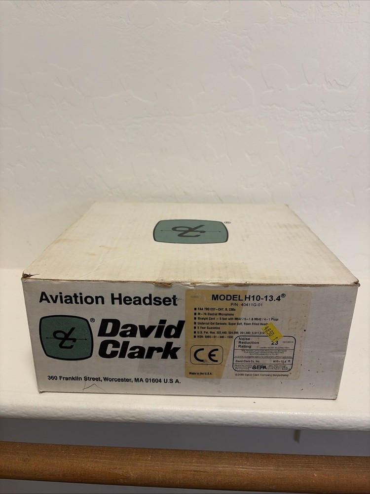 David Clark H10 13.4 Aviation Headset