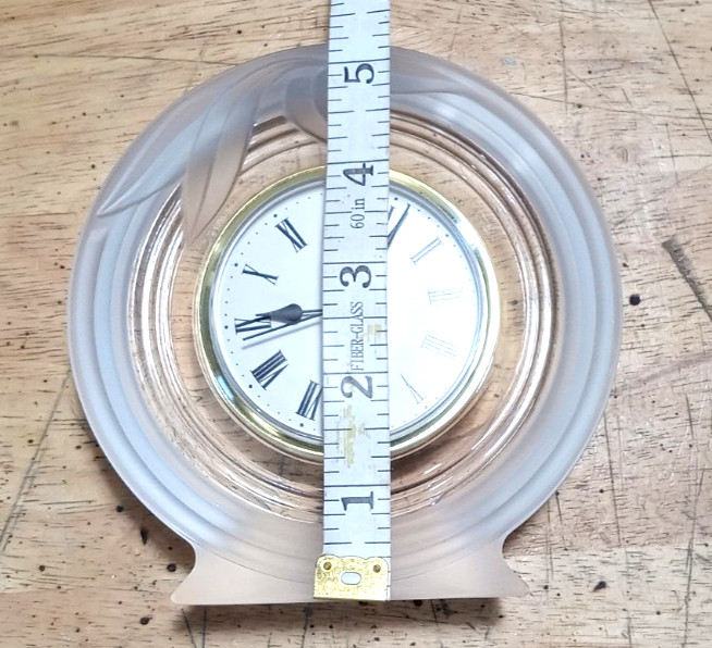 JG Durand Crystal Clock - Needs Battery
