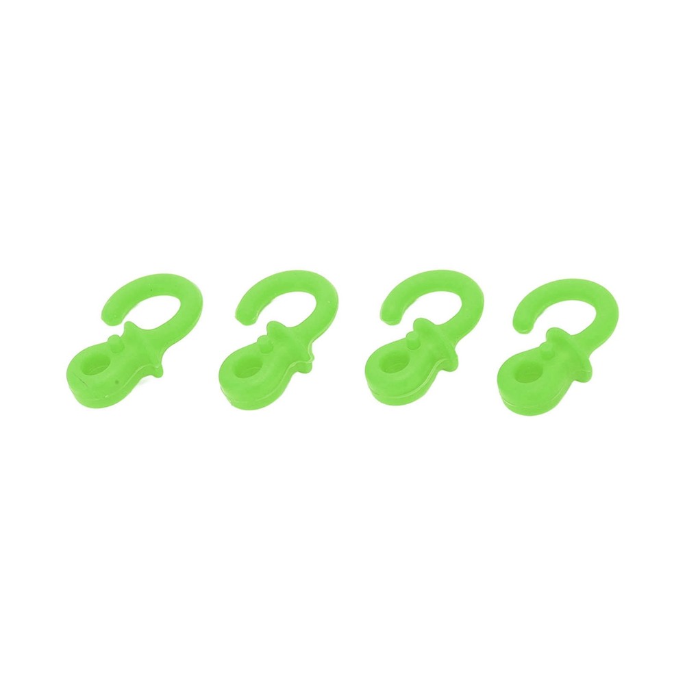 Green 4Pcs Archery Bow String Silencers Monkey Tail Compound Bow String WT