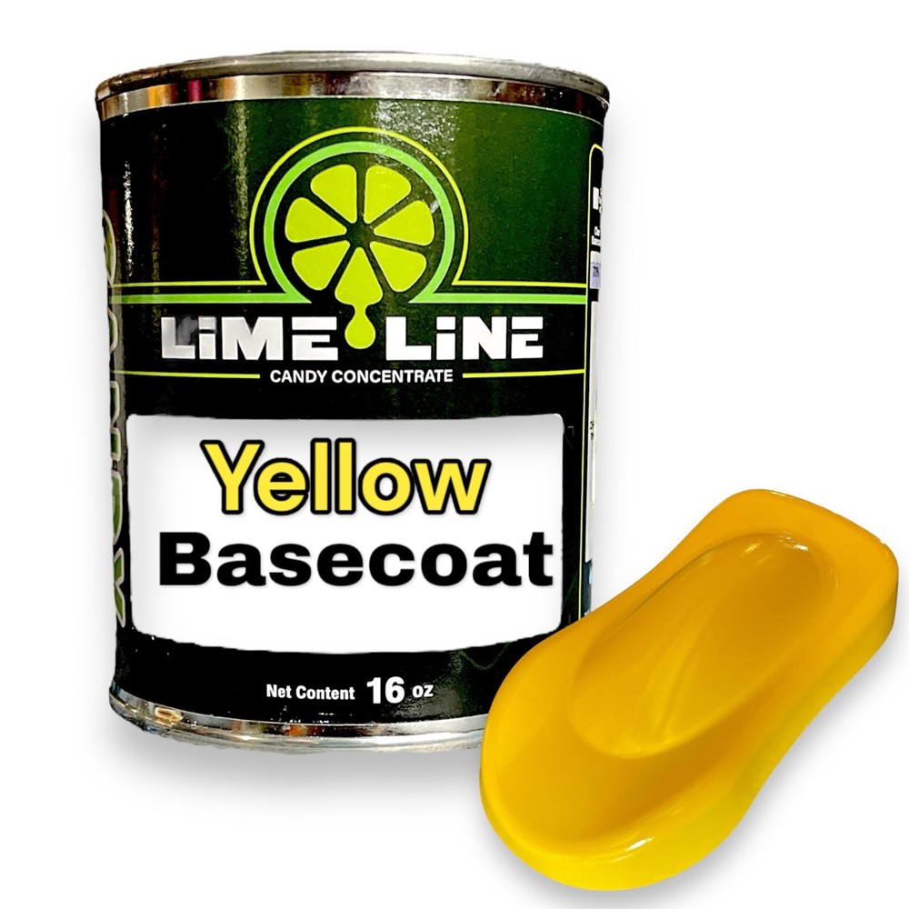 LiME LiNE Solid Yellow Basecoat - 16 Oz