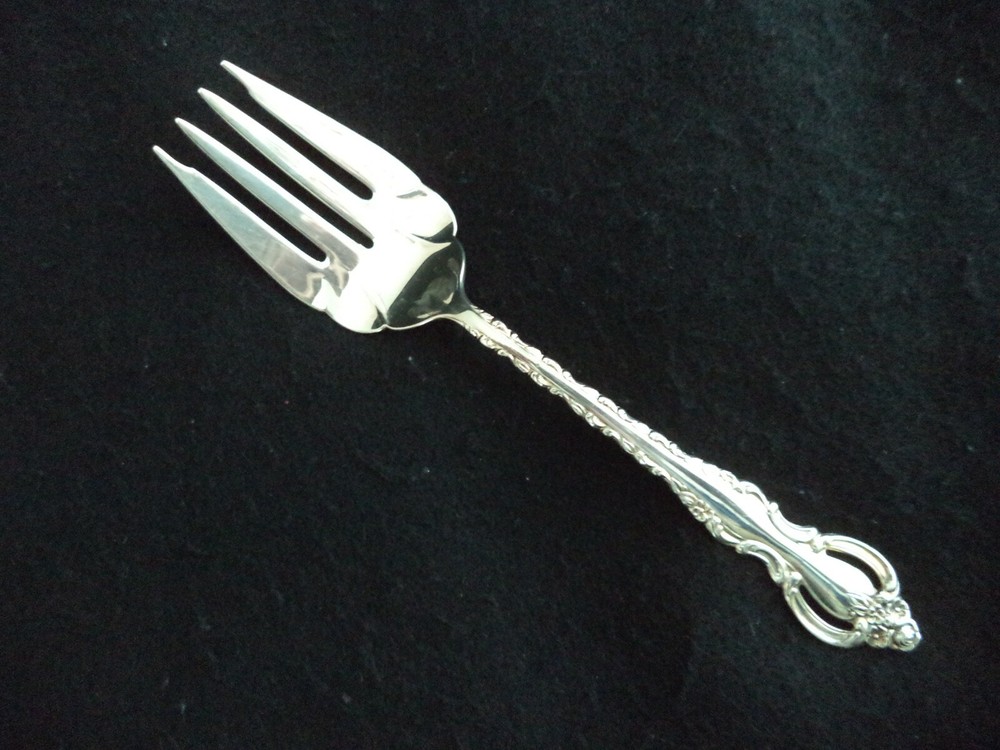 Silverplate flatware cold meat fork serving piece Countess 1969 International