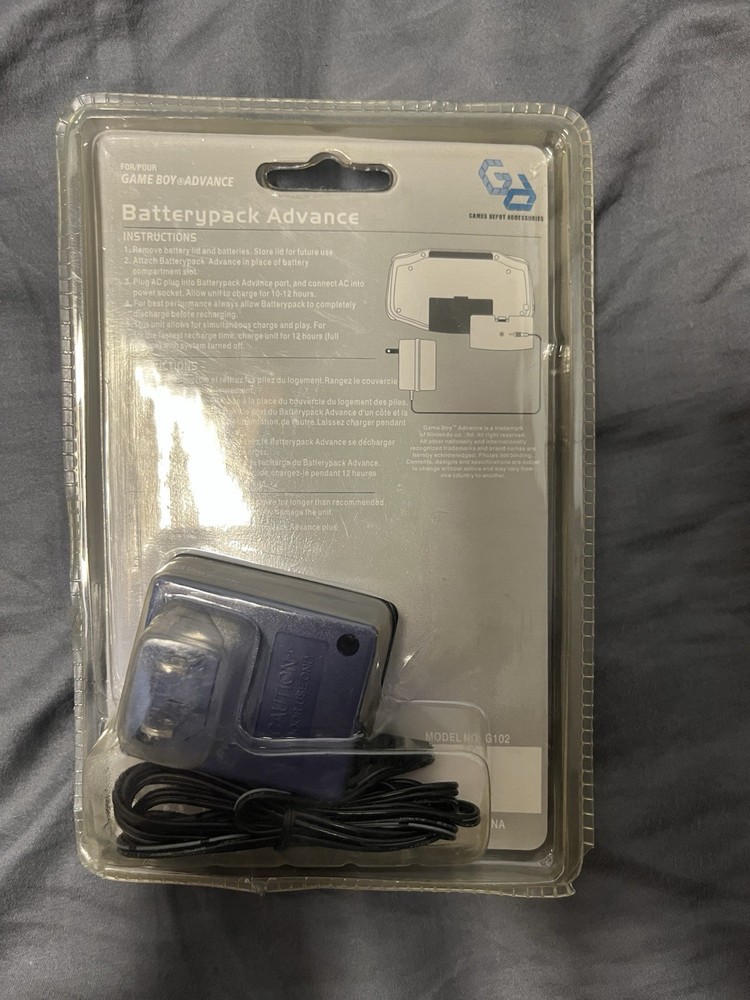 Original Gameboy Advance Battery Pack Accessory