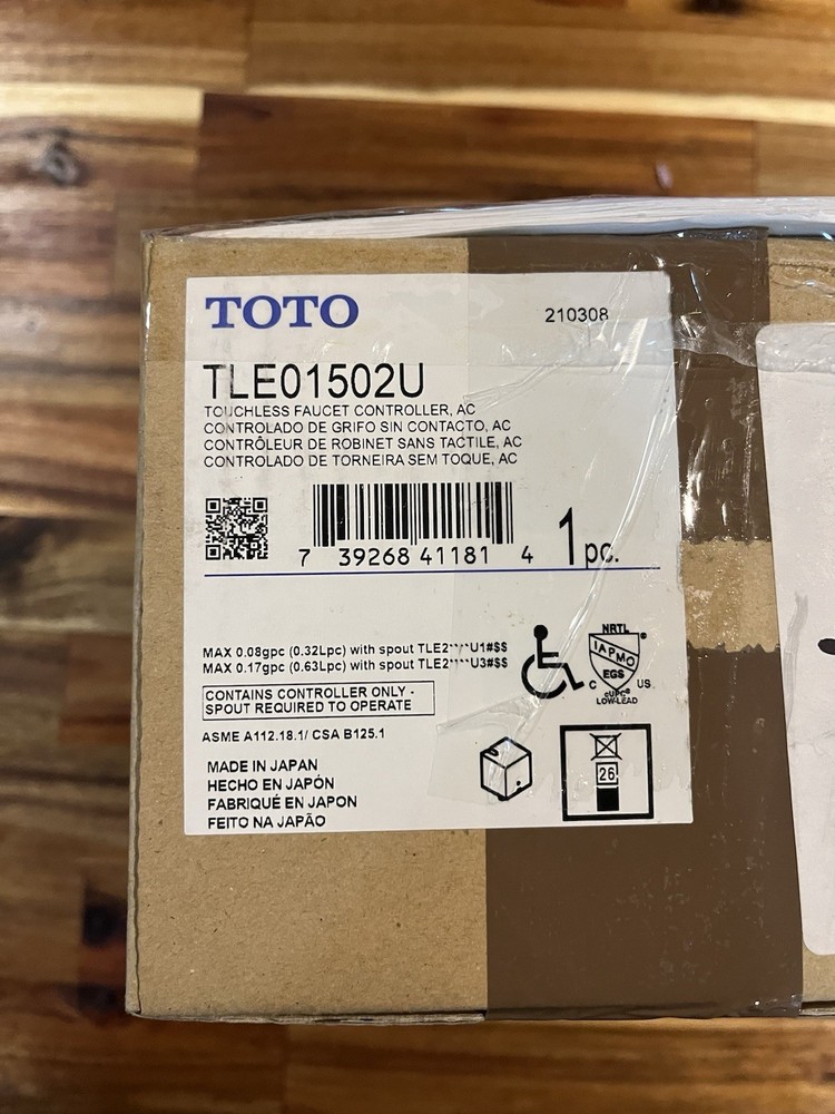 Toto Touch less Faucet Controller TLE01502U
