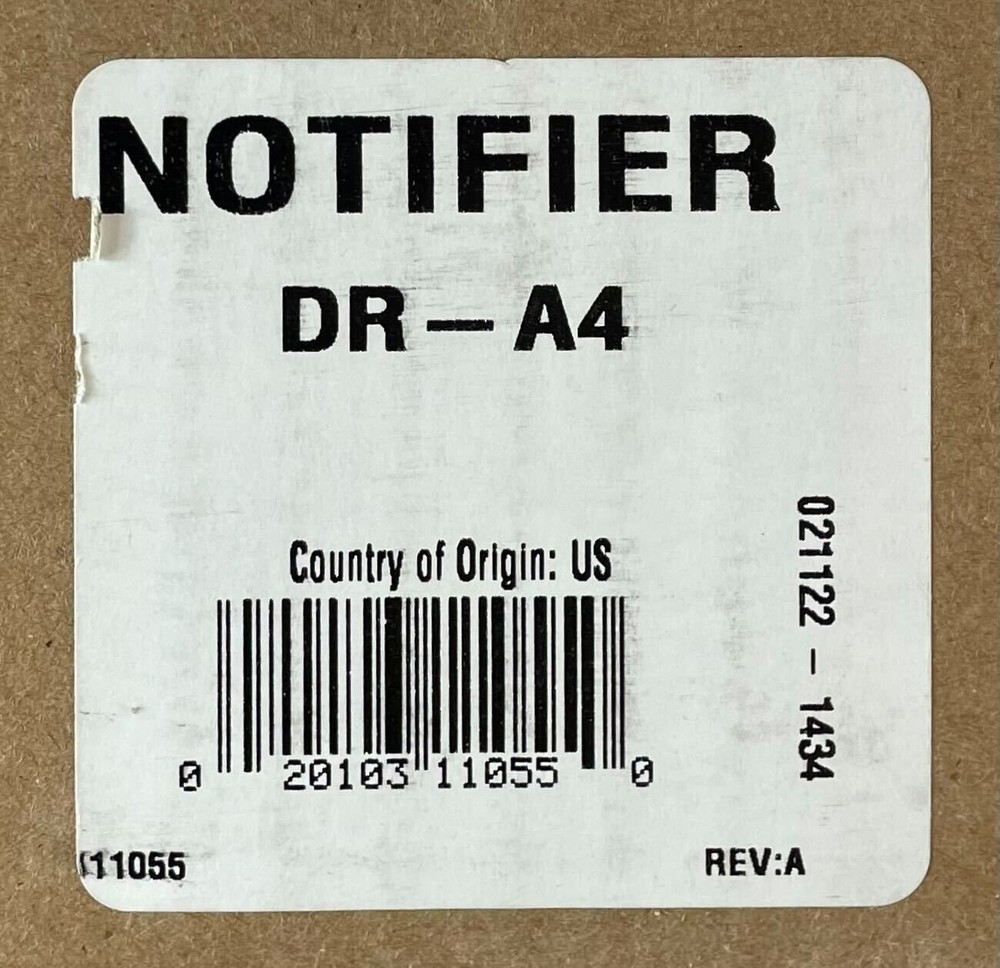 Notifier DR-A4 - Same Day Shipping (SEALED)