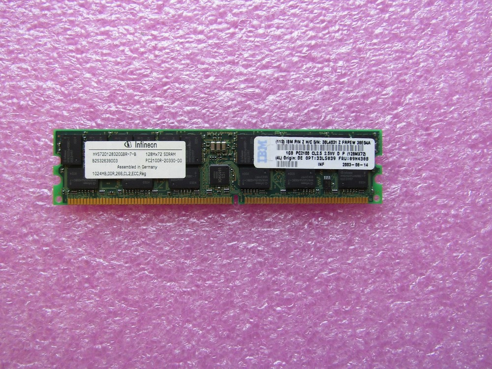09N4308 512MB PC3200 CL3 ECC DDR UDIMM