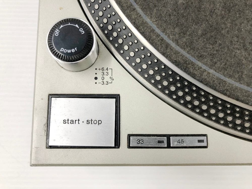 Technics SL-1200MK5 Silver Turntable Direct Drive Player Record Player