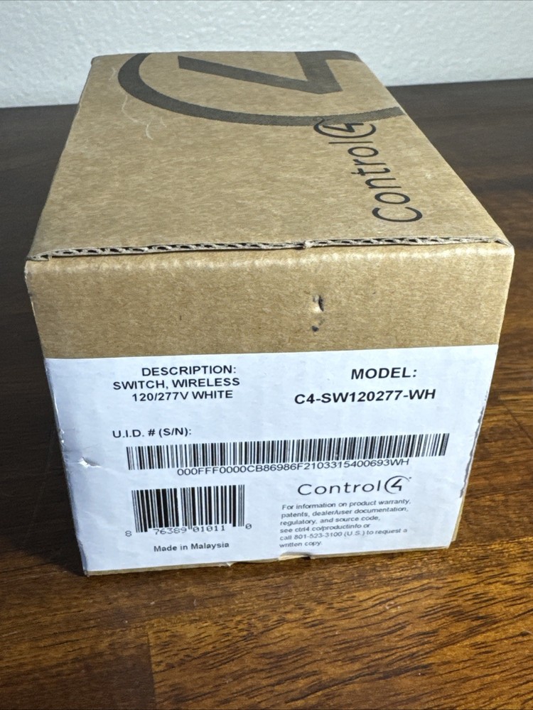 Control 4 Control4 C4-SW120277-WH Switch Wireless - White