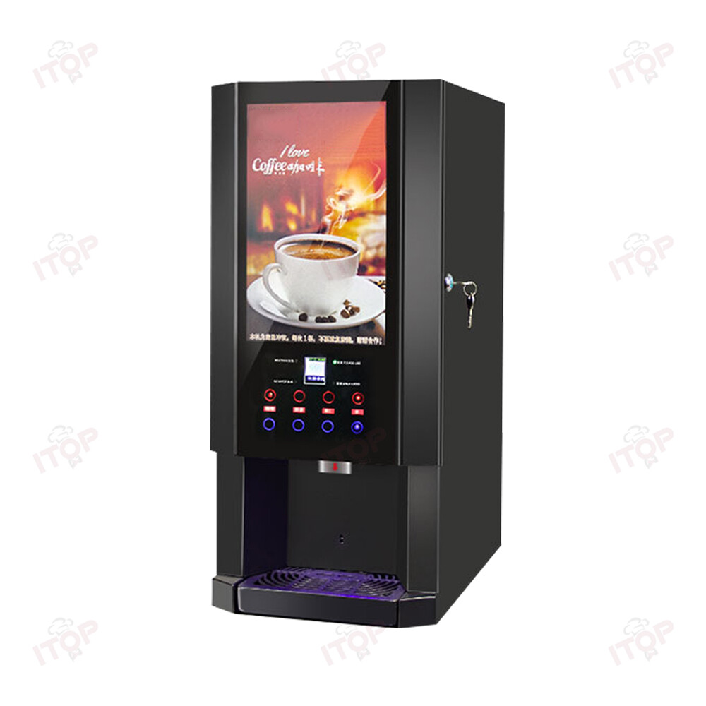 Commercial Coffee Machine Multi-Function Hot Cold Instant Coffee Maker 110V/220V