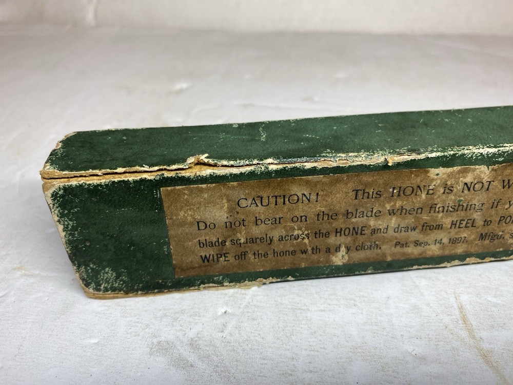 Antique Shull Combination Razor Strop With Box