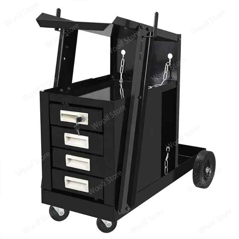 Welding Machine Trolley Welding Driver Pull Mobile Trolley for Car Repair