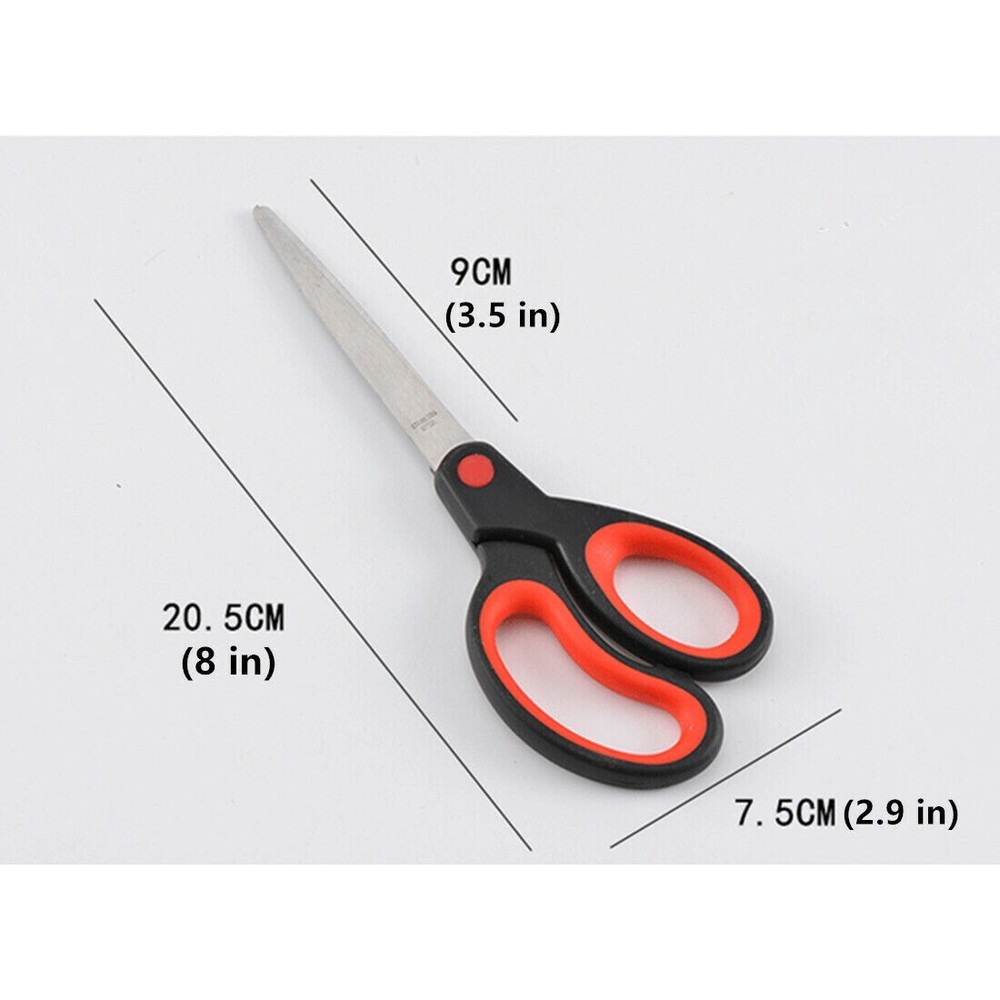 2 Pcs 8 In. Light weight Stainless Baoji Scissors for Multipurpose