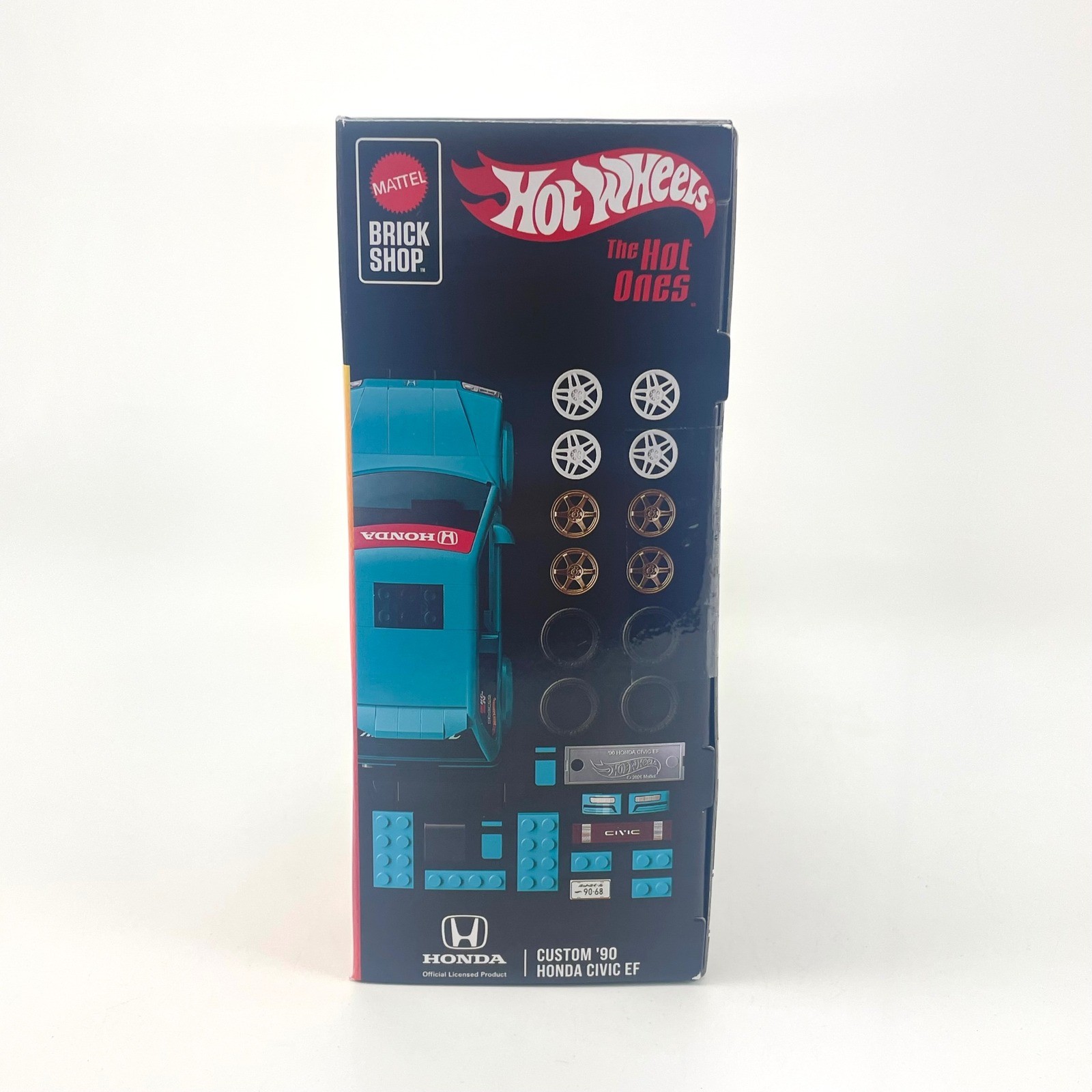Hot Wheels Mattel Brick Shop Custom '90 Honda Civic EF Building Set 248 PCS