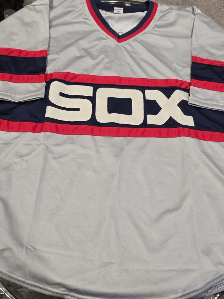Harold Baines Autographed/Signed Jersey JSA Grey Custom Jersey