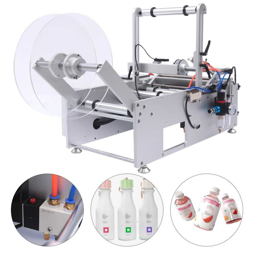 LT-190 Semi-automatic Labeling Machine Table Plane Conveyor Flat Surface Labeler