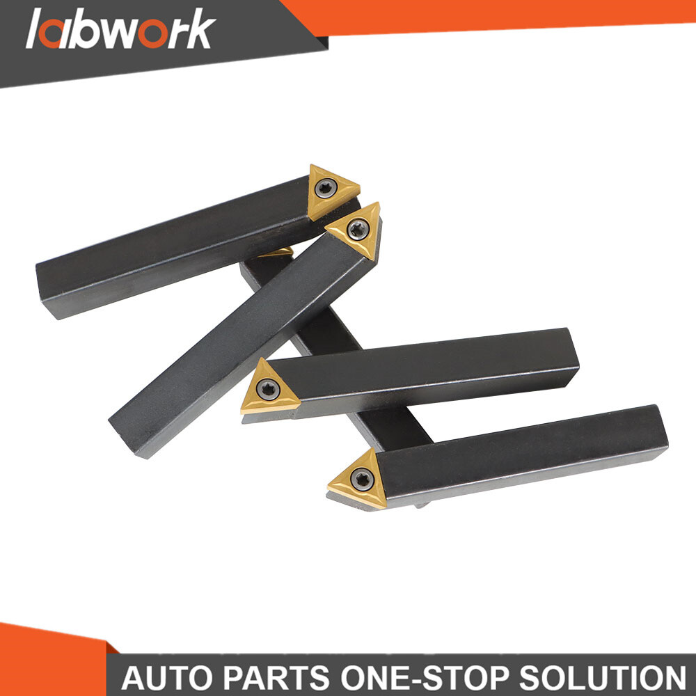 Labwork 5Pcs 1/2" Indexable Carbide Insert Turning Tooling Bit Holder Set Lathe