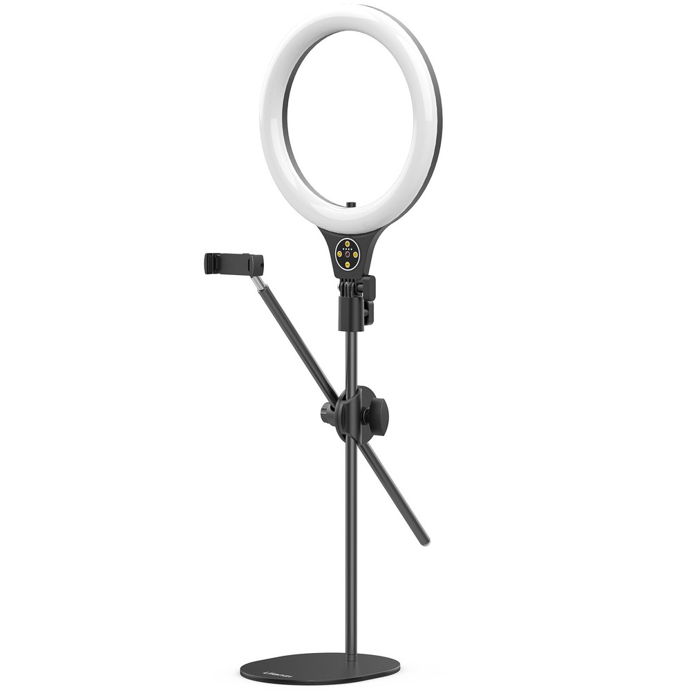 Ulanzi Desktop Ring Light Set with Overhead Shooting Bracket Fill Light