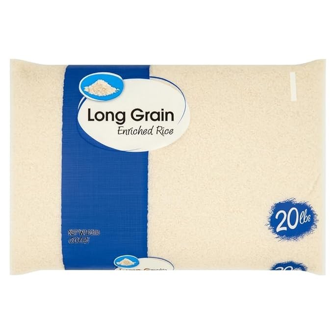 Great Value Long Grain Enriched Rice, 20 lb