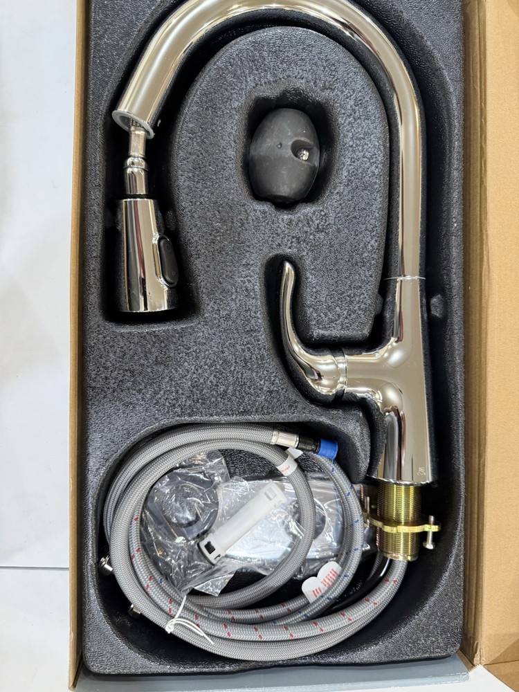 Glacier Bay Clare Single Handle Pull Down Laundry Utility Faucet in Chrome