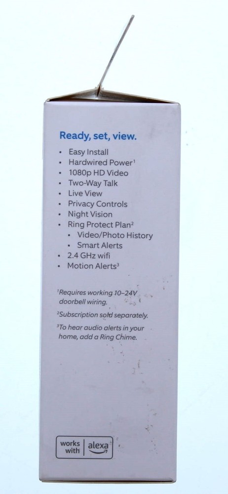 Ring Doorbell Wired (Black)
