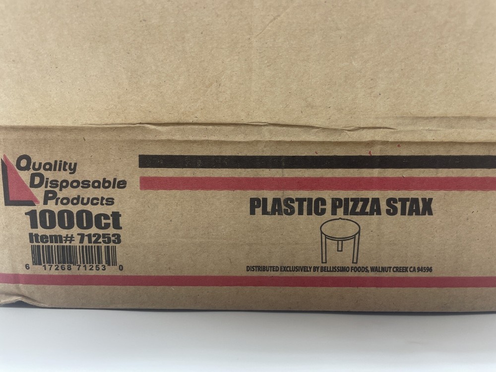 QDP- Plastic Pizza Stax - Stacks- 900 Count NEW
