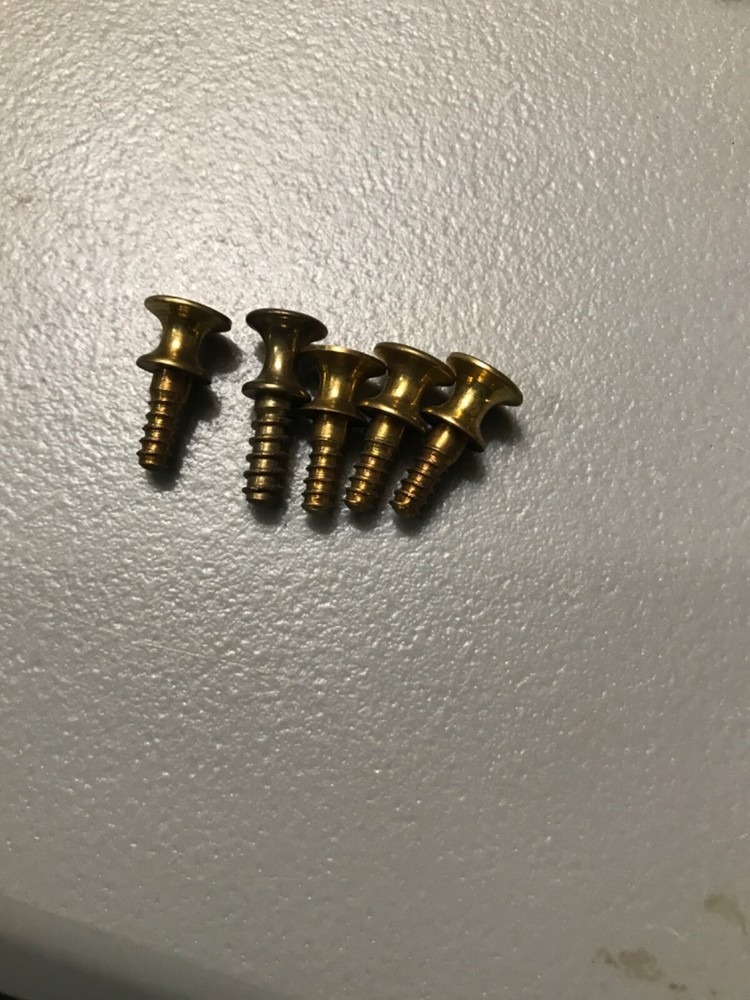 RARE 19th Century STLYE SOLID BRASS SMALL FEDERAL STYLE Original KNOBS Per knob